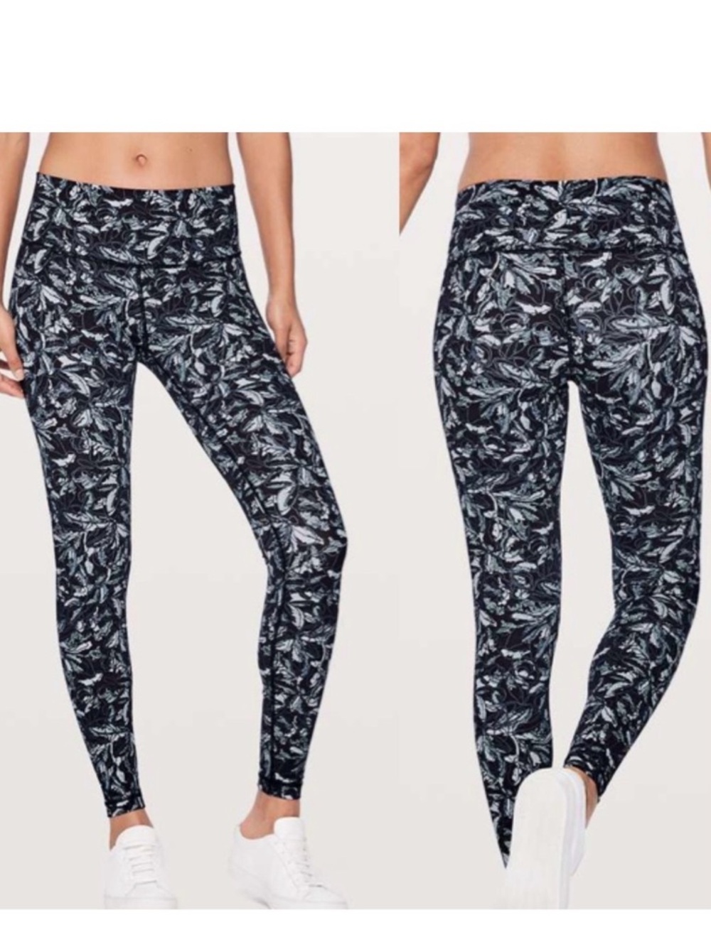 Lululemon Wunder Under High Rise Tight Legging 28”: Embellished Multi Blue Black